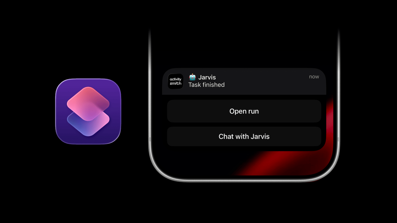 Apple Shortcuts support for ActivitySmith Push Notifications and Live Activities