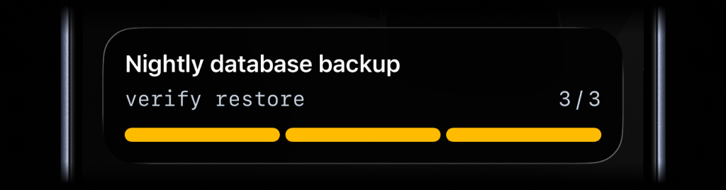 End live activity example