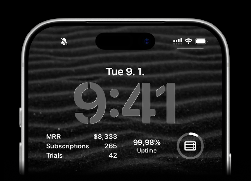 Lock screen widgets