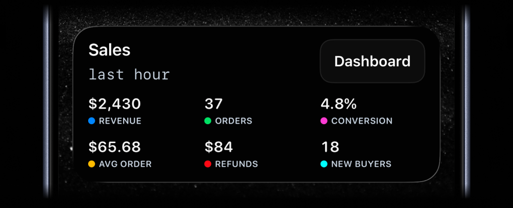 Stats stream example