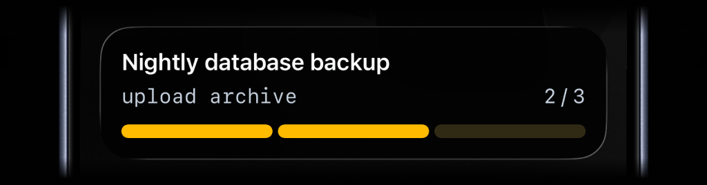 Update live activity example